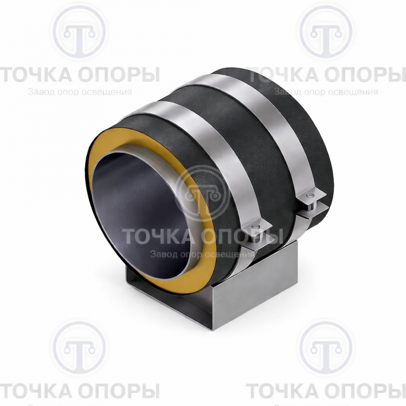 Скользящая опора СПОн 630/800.100 подкладная надземная для труб в ППУ