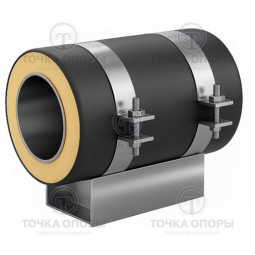 Скользящая опора СПОк 1220/1400.100 подкладная канальная для труб в ППУ